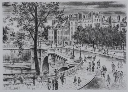 Jacques BOULLAIRE (1893-1976)
Le Pont Neuf
Gravure...