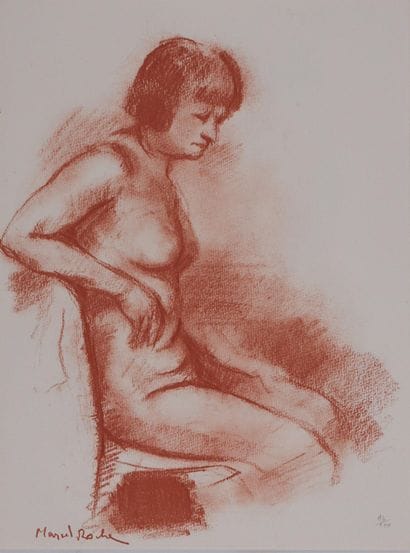 Marcel ROCHE (1890-1959)
Au therme
Lithographie...