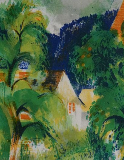 Paul COLLOMB (1921-2010)
Chemin en été
Lithographie...