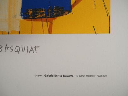 Jean-Michel BASQUIAT (1960-1988)
Signe de...