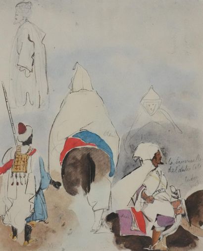 Eugène DELACROIX (1798-1863) (d'après) 
La...