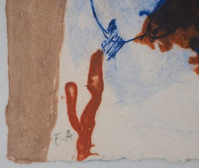 Henri GUIBAL (1947-)
Les amoureux à la montagne
Gravure...