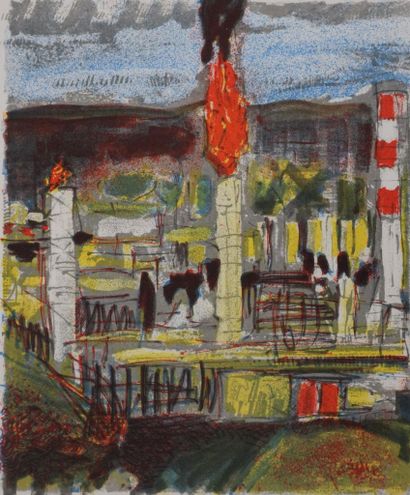 François DESNOYER (1894-1972) 
L'Evènement,...