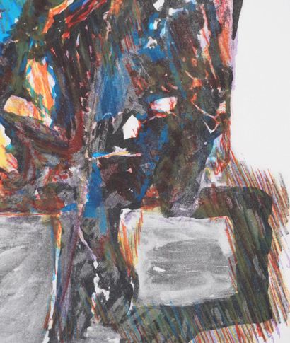 FILLOD (20th century)
Blue Figure, 1990
Original...