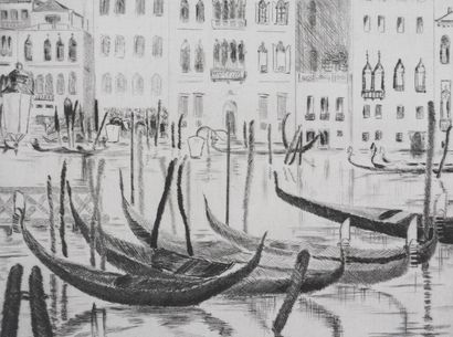 Camille COMBE (1911-2005)
Près du Pontile...