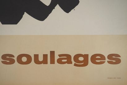 Pierre SOULAGES (1919 - 2022) 
Galerie Protée,...