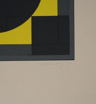 Victor VASARELY (1906-1997)
Composition en...