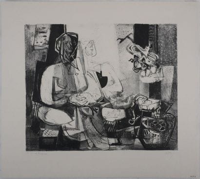 Georges DAYEZ (1907-1991)
Les espagnoles
Lithographie...