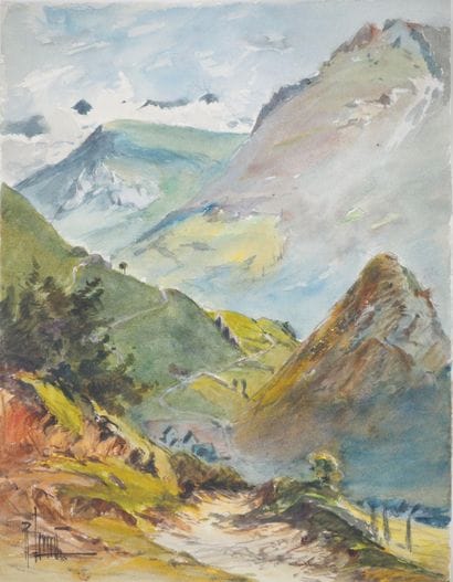 René LEVERD (1872–1938)
The Valley Near Osse,...