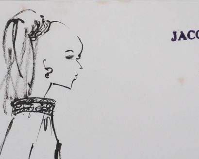 Jacques HEIM (1899-1967)
Silhouette Inès
Dessin...