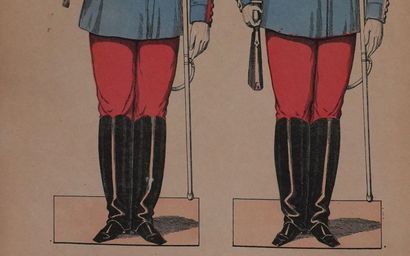 Imagerie Delhalt
L'armée française, Le cuirassier...