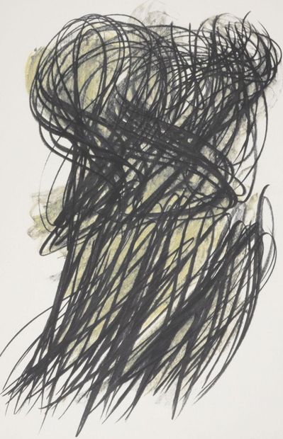 Hans HARTUNG (1904-1989)
Tourbillon abstrait,...