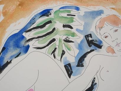 Alain BONNEFOIT (1937-)
Nu féminin au drapé...