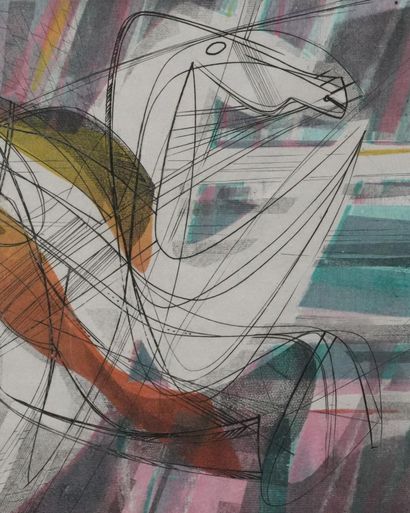 Stanley William HAYTER (1901-1988)
Pégase,...