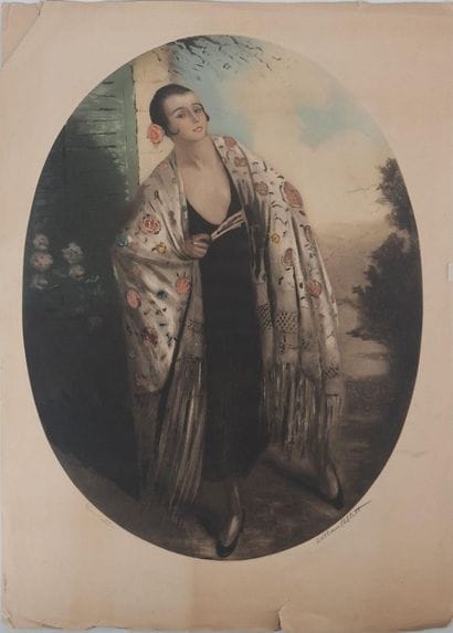 William ABLETT (1877-1936) 
Danseuse de Flamenco
Gravure...