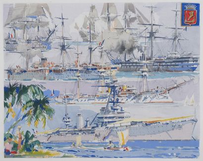 MARIN MARIE (1901–1987)
Ships Tourville and...