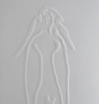 Pablo PICASSO (1881-1973)(d'après)
La nymphe
Gravure...