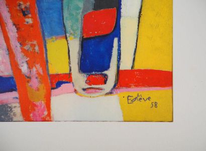 Maurice ESTEVE (1904–2004)
L'Aumance, 1961
Heliogravure...