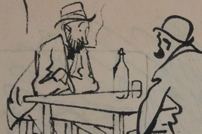 Charles Emile CARLEGLE (1877-1937) 
Rencontre...