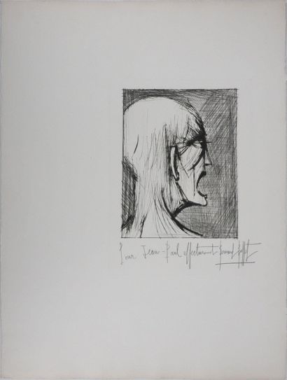 Bernard BUFFET (1928-1999)
Damné ricanant...