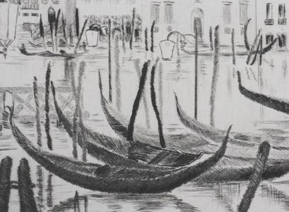 Camille COMBE (1911-2005)
Près du Pontile...