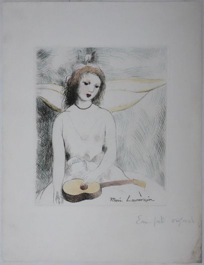 Marie LAURENCIN (1883-1956)
Jeune fille à...