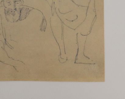 Eugène DELACROIX (1798-1863) (d'après) 
Etudes...