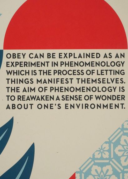 Shepard FAIREY (1970-)
Phenomenology in Bloom,...