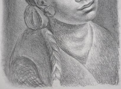 Demetrios GALANIS (1882-1966)
Etude de tête...