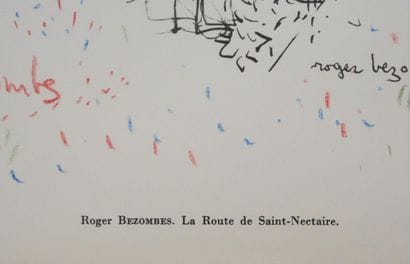 Roger BEZOMBES (1913-1994)
La route de Saint-Nectaire...