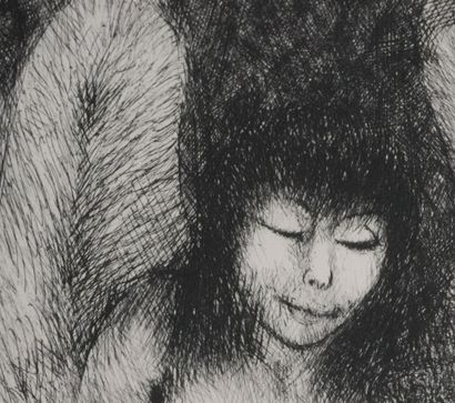 Edouard GOERG (1893-1969)
L'ange et l'enfant
Gravure...