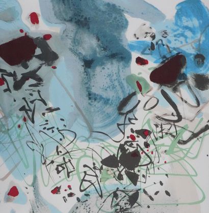 CHU Teh-Chun (1920-1914)
Les Floralies, 1989
Lithographie...
