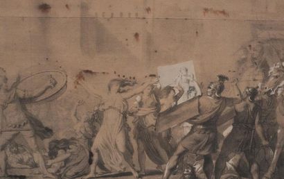 Jacques-Louis DAVID (1748-1825) 
Les Sabines,...