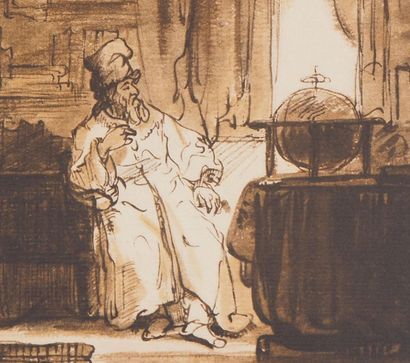 REMBRANDT (1606-1669)
Le philosophe, 1930
Lithographie...