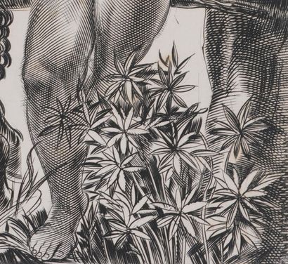 Albert DECARIS (1901-1988)
Apollon et Marsyas,...