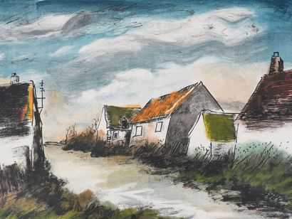 Maurice DE VLAMINCK(1876-1958)
Vue de Montigny...
