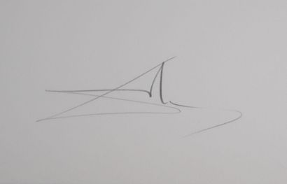 Salvador DALI (1904-1989)
Hommage à Léonard...