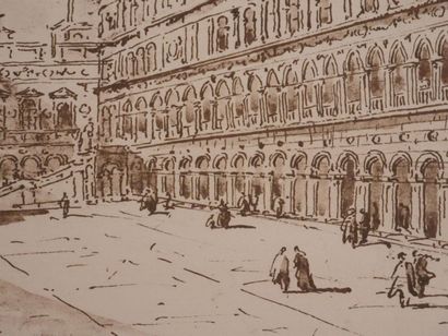 Francesco GUARDI (1712-1793)
Venise, La cours...