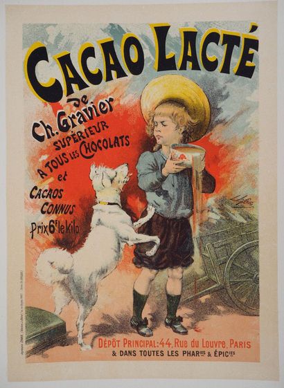 Lucien LEFEVRE (1862-1895)
Cacao Lacté, 1896
Lithographie...
