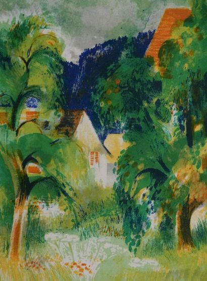 Paul COLLOMB (1921-2010)
Chemin en été
Lithographie...