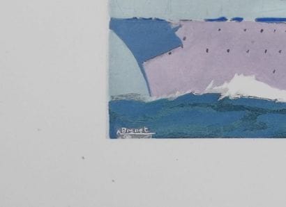 Albert BRENET (1903-2005)
Navires Duguay-Trouin,...
