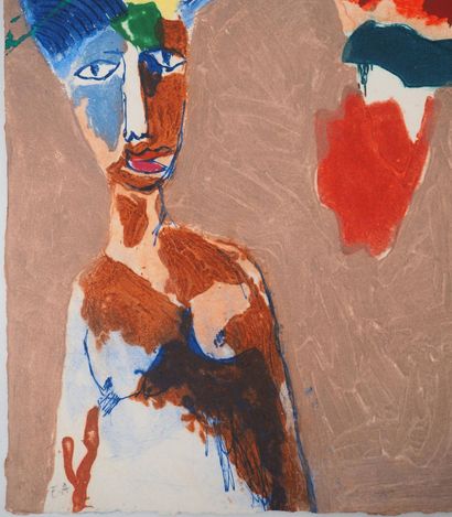 Henri GUIBAL (1947-)
Les amoureux à la montagne
Gravure...