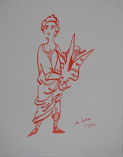 Jean COCTEAU (1889-1963)
Le jeune chasseur,...