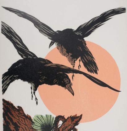 Mokuchu URUSHIBARA (1888-1953)(d'après)
L'envol...