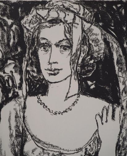 Leopoldo PRESAS (1915-2009)
Femme au collier...