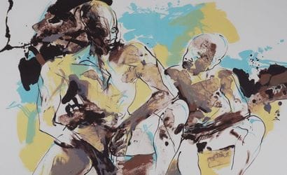 François FRANTA (1930-)
Deux silhouettes,...