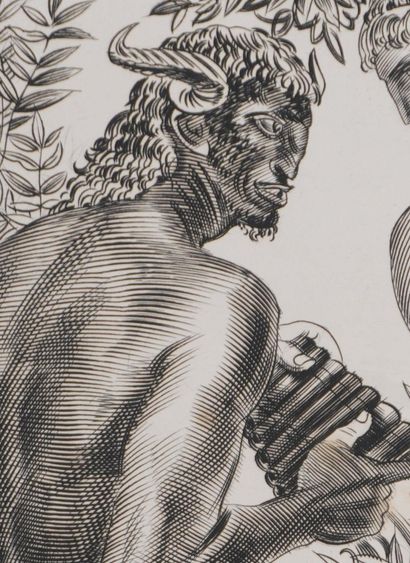 Albert DECARIS (1901-1988)
Apollon et Marsyas,...