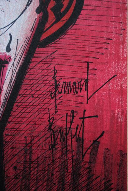 Bernard BUFFET (1928-1999)
Le clown rouge,...