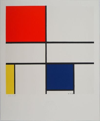 Piet MONDRIAN (1872-1944)(d'après)
Composition...