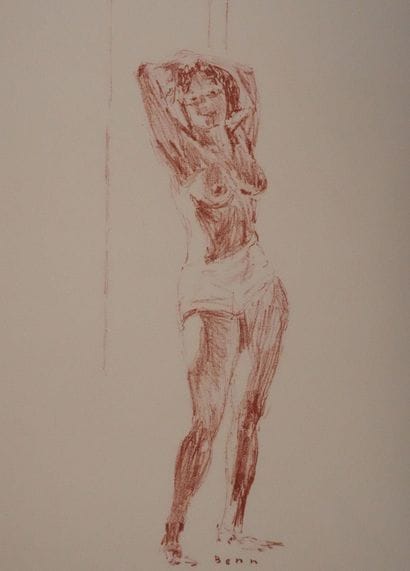 Benn (1905-1989)
Nu féminin s'étirant, 1948
Lithographie...